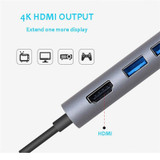 USB Type C Hub Adapter Laptop Docking Station HDMI VGA RJ45 Ethernet Gigabit Port PD SD For MacBook HP Compatible Thunderbolt 3