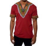 2018 Fashion Mens African Clothes Tops Tee Shirt Homme Africa Dashiki Dress Clothing Brand Casual Short Sleeve T Shirt for Men