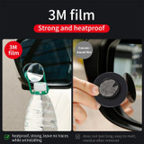 Baseus 2Pcs Car Mirror HD Convex Mirror Blind Spot Auto Rearview Mirror 360 Degree Wide Angle Vehicle Parking Rimless Mirrors