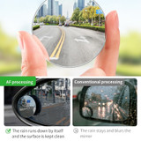 Baseus 2Pcs Car Mirror HD Convex Mirror Blind Spot Auto Rearview Mirror 360 Degree Wide Angle Vehicle Parking Rimless Mirrors