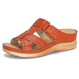 SHUJN Women's Summer Open Toe Comfy Sandals Soft Premium Orthopedic Low Heels Walking Sandals Drop Shipping Toe Corrector Cusion
