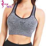 SEXYWG Sports Top Yoga Bra Shockproof Running Bras Women Push Up Brassiere BH Sportswear Fitness Shirt Crop Underwear Sport Vest