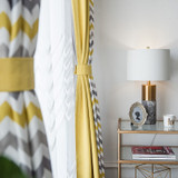 Curtains for Living Room Yellow Stripped Byetee Customized Bedroom Curtains for Window Drapes Home Decor Cortinas
