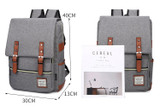 Fashion Vintage Laptop Backpack Women school Bags Men Oxford Travel Leisure Backpacks Retro Casual Bag School Bags For Teenager