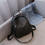 Fashion Women Leather Backpack Small PU School Bag Backpack for Teenager Girls Rucksack Vintage Shoulder Bags Mochila Feminina