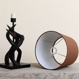 Nordic Wood Rattan Deer Horn Table Lamp Living Room Bedroom Bedside Table Lights Southeast Asia Home Decor Desk Lamp Fixtures