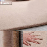 SUPER SOFT Fluffy Rug Large Area Mat Faux Fur Rug Home Decor Modern Solid Rabbit Shaggy Fur Carpet for Living Room Bedroom D30