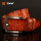 HREECOW Designer Belts Men High Quality Male Belt Genuine Leather Strap Luxury Famous Brand Crocodile Pin Buckle Ceinture Homme