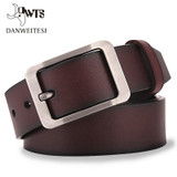 [DWTS]Men's belt leather belt men male genuine leather strap luxury pin buckle casual men's