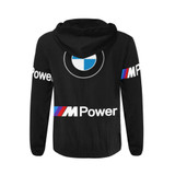 Bmw M Power All Over Print Full Zip Hoodie for Men