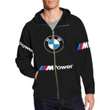 Bmw M Power All Over Print Full Zip Hoodie for Men