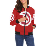 Atlanta Hawks All Over Print Bomber Jacket for Women