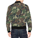 Camo All Over Print Bomber Jacket for Men