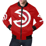 Atlanta Hawks All Over Print Bomber Jacket for Men