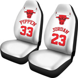 Chicago Bulls Car Seat Covers 2 Front