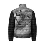 Lion Stand Collar Padded Jacket Unisex