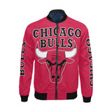 Chicago Bulls All Over Print Bomber Jacket for Men