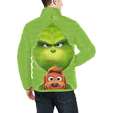 Grinch Stand Collar Padded Jacket Unisex
