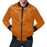 Texas Longhorns All Over Print Bomber Jacket for Men