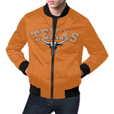 Texas Longhorns All Over Print Bomber Jacket for Men