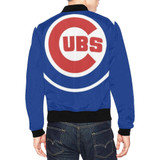 Cubs All Over Print Bomber Jacket for Men