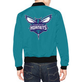 Charlotte Hornets All Over Print Bomber Jacket for Men