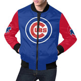 Chicago Cubs All Over Print Bomber Jacket for Men