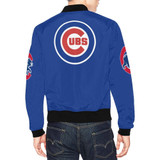 Chicago Cubs All Over Print Bomber Jacket for Men