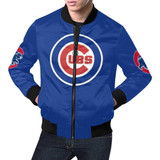 Chicago Cubs All Over Print Bomber Jacket for Men