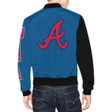 Atlanta Braves All Over Print Bomber Jacket for Men