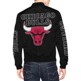 Bulls All Over Print Bomber Jacket for Men