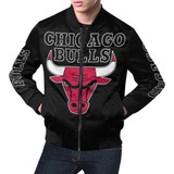 Bulls All Over Print Bomber Jacket for Men