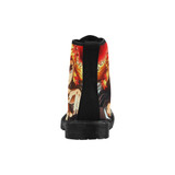 Demon Slayer Kimetsu no Yaiba Rengoku Gaiden Martin Boots for Men