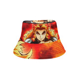 Demon Slayer Kimetsu no Yaiba Rengoku Gaiden All Over Print Bucket Hat for Men