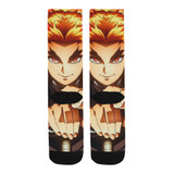 Demon Slayer Kimetsu no Yaiba Rengoku Gaiden Trouser Socks