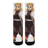 Demon Slayer Kimetsu no Yaiba Rengoku Gaiden Trouser Socks