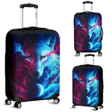 Wolf Moon Luggage Cover Protectors