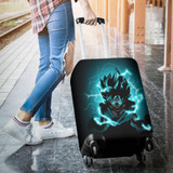 Goku Blue Luggage Cover Protectors