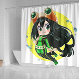 Tsuyu Chibi Shower Curtain