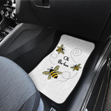 Bee Front And Back Car Mats