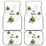Bee Front And Back Car Mats