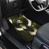 Panda Bird Front And Back Car Mats