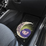 Hedgehog Moon Front And Back Car Mats