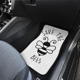 Save The Bee Front And Back Car Mats