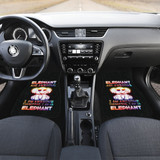 Color Elephant Front And Back Car Mats