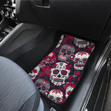 Skull Front And Back Car Mats