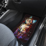Cat Art Front And Back Car Mats
