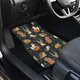 Fox Deer Front And Back Car Mats