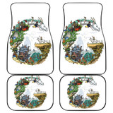 Ghibli Characters Front And Back Car Mats