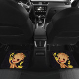 Baby Groot Front And Back Car Mats